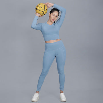 Chiclo Full Sleeves Co-ord Workout Set