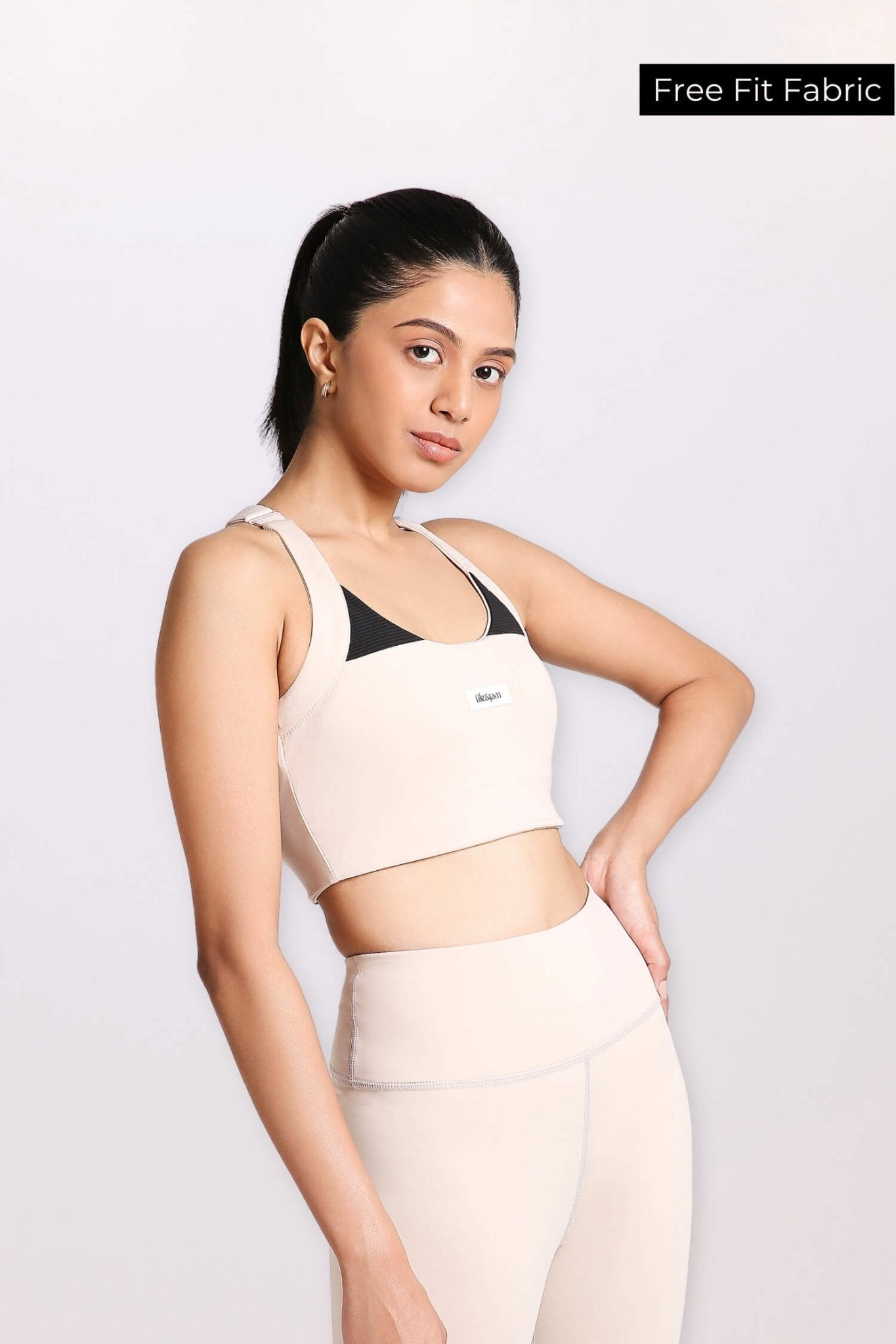 Draw the Line Sports Bra in Marshmallow