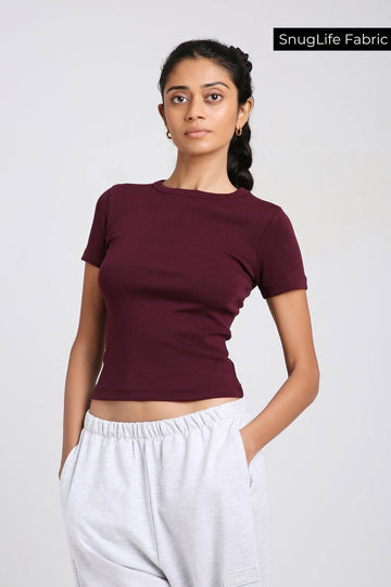 Everyday Tee in Grape Vine