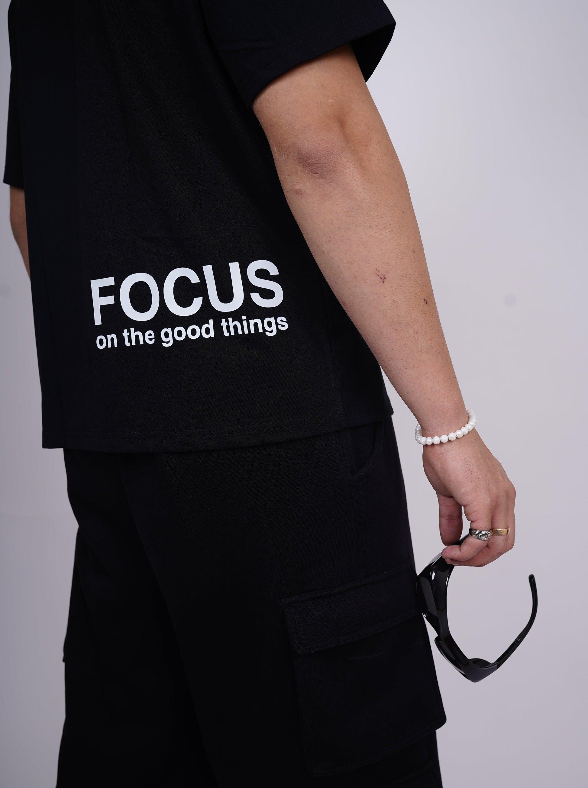 Focus Drop-Sleeved Tee (T-shirt) - BurgerBae