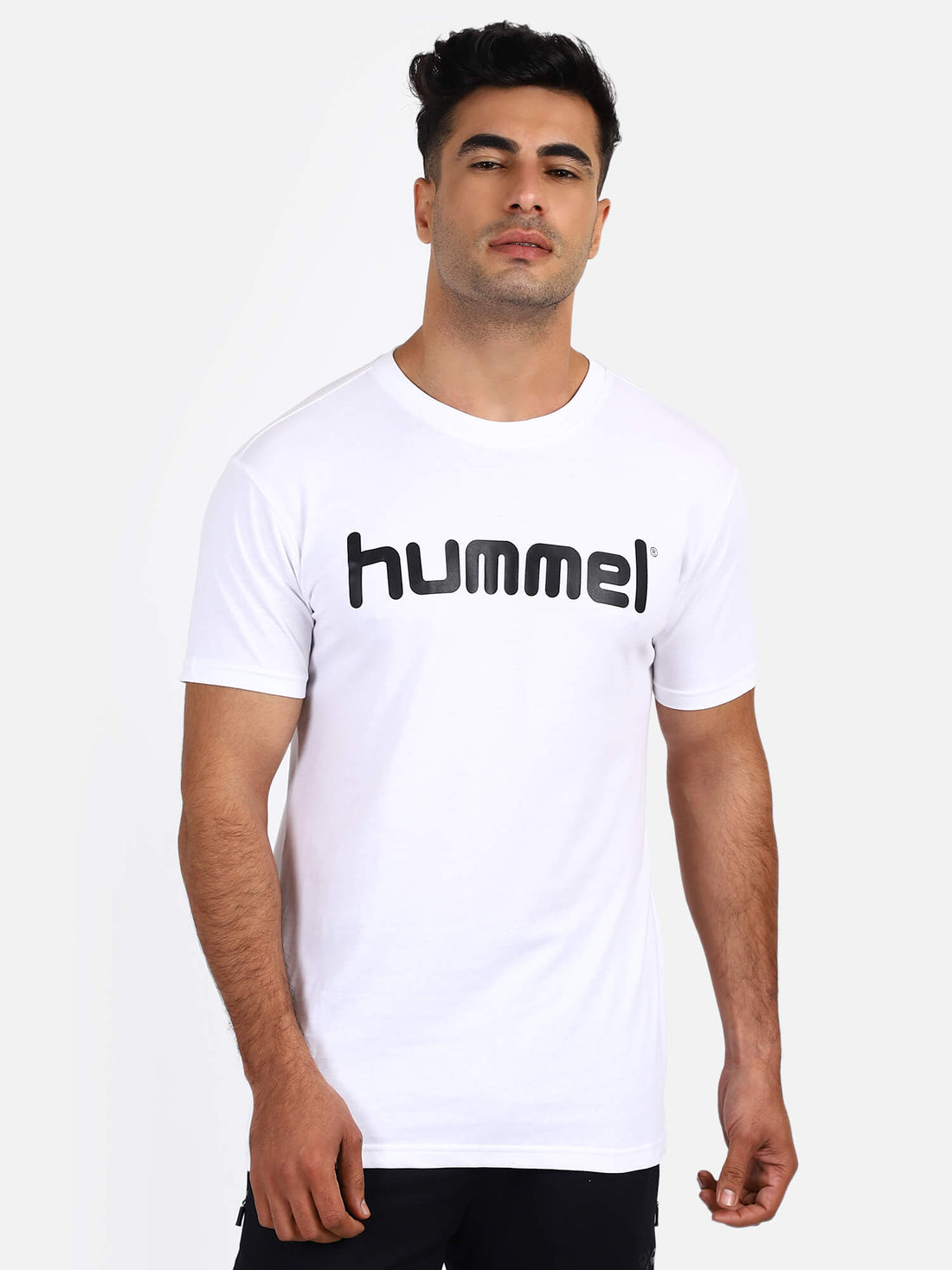 Go Cotton Logo White T-Shirts for Men