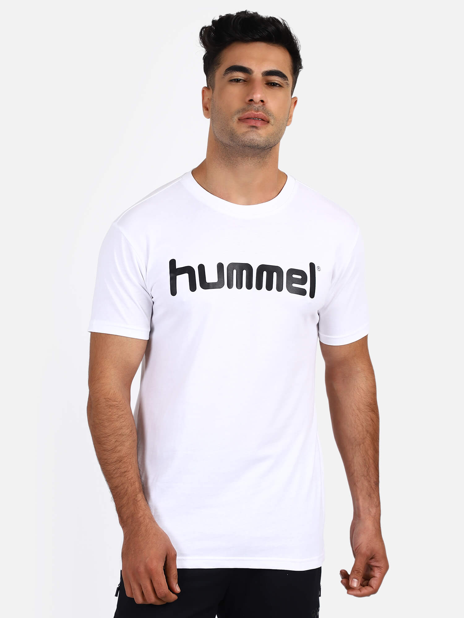 Go Cotton Logo White T-Shirts for Men