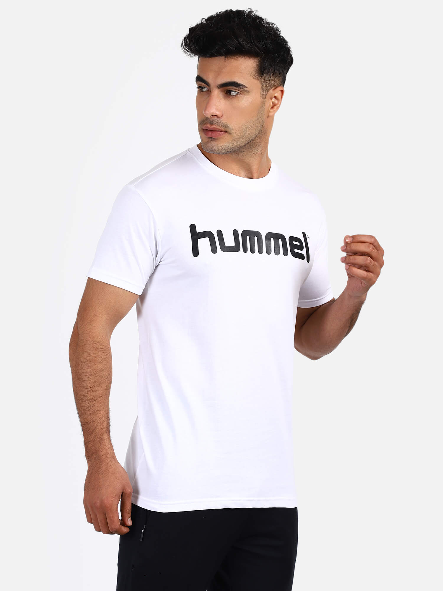Go Cotton Logo White T-Shirts for Men