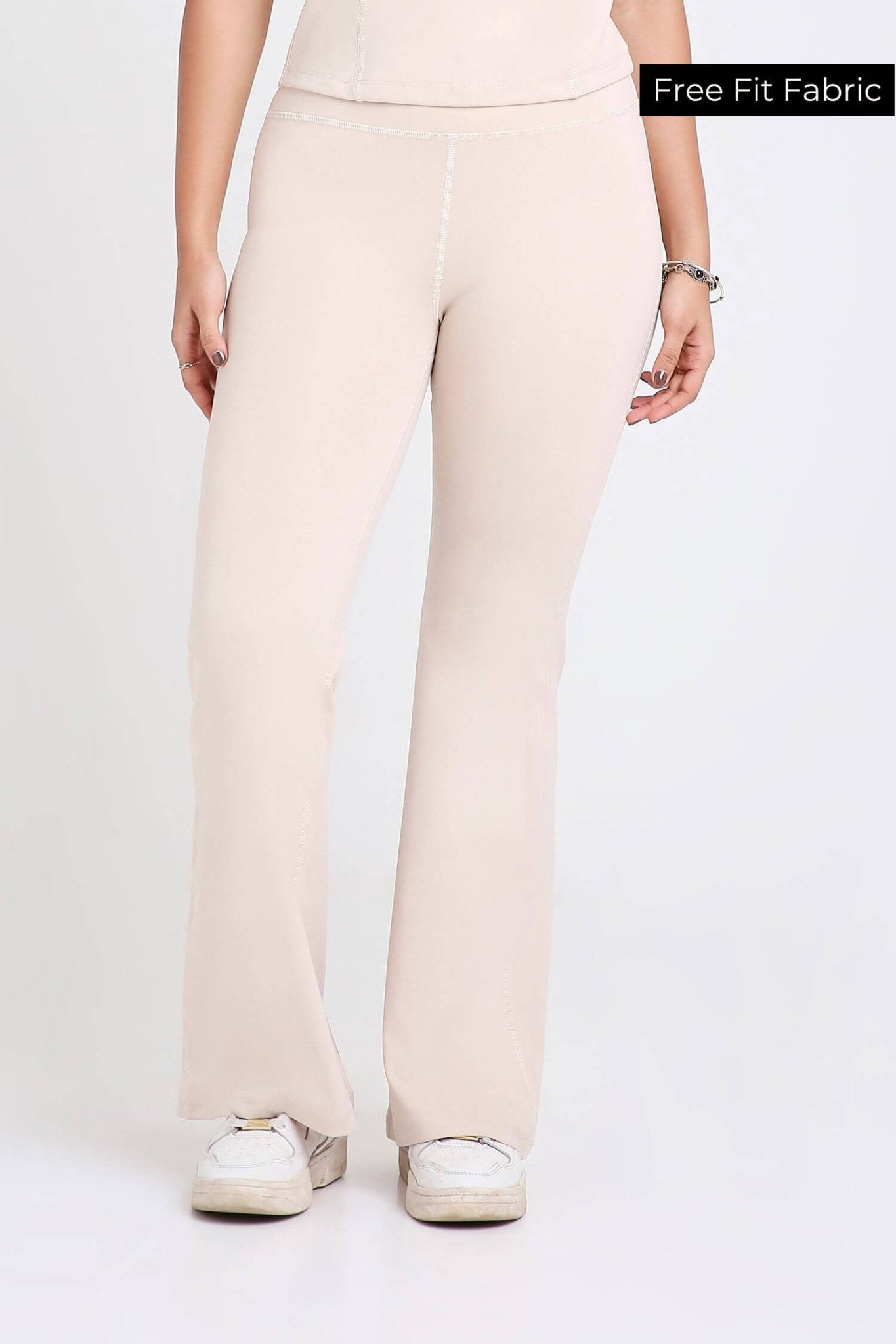 Good Girl Code Flare Pants in Marshmallow