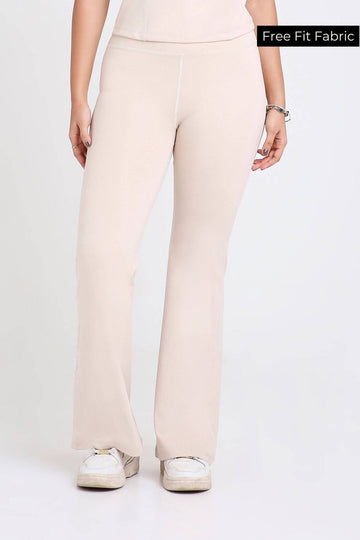Good Girl Code Flare Pants in Marshmallow