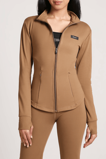 Good Girl Code Jacket in Mountain Tan