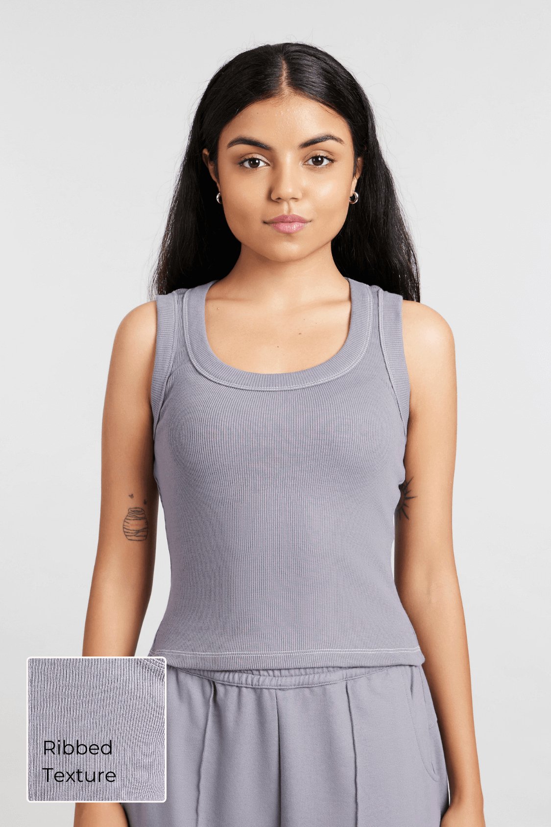 Hybrid Tank in Grey