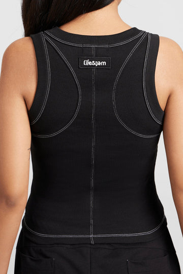 Hybrid Tank in True Black