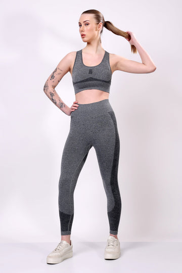 Elevé Seamless Set - Heather Grey