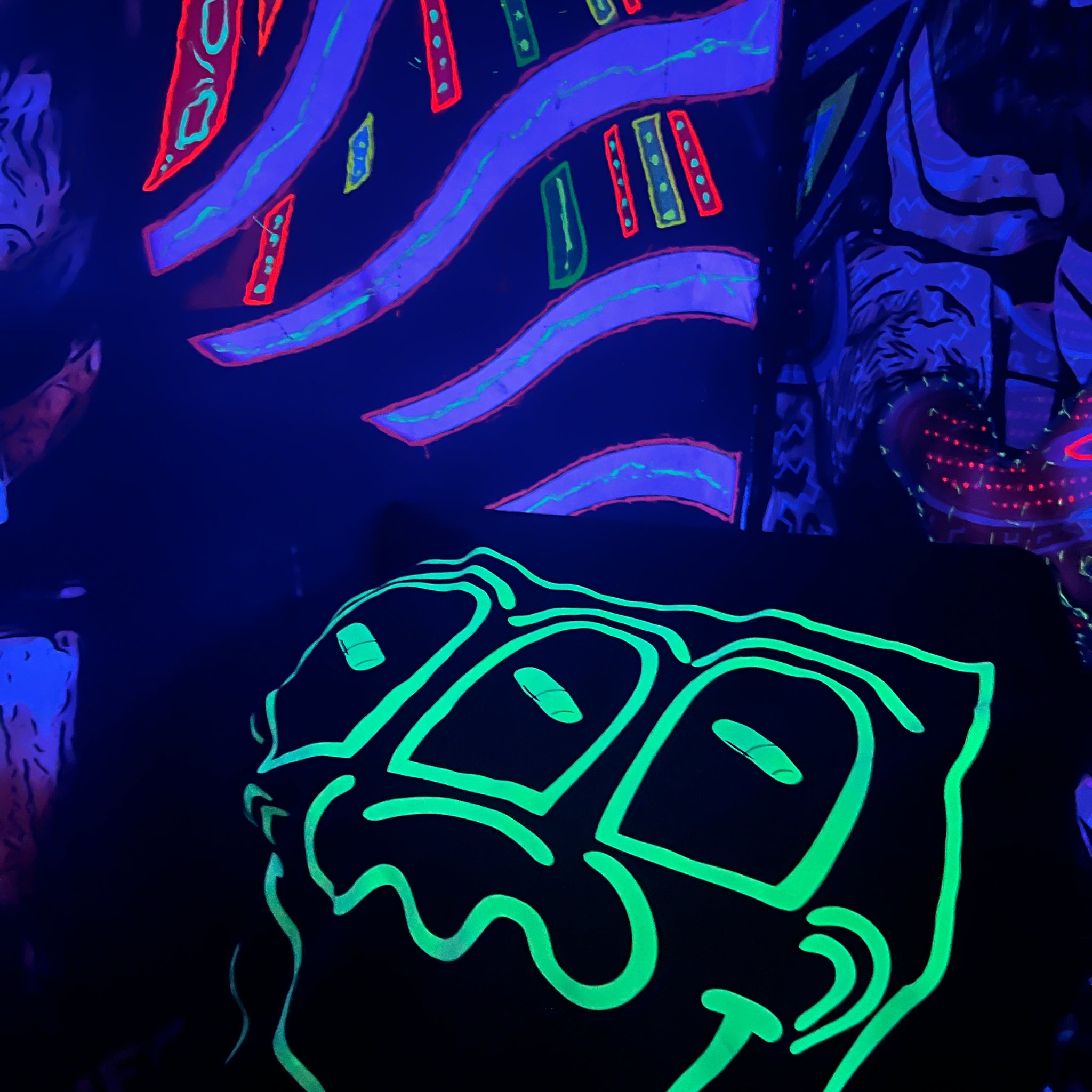 We Are The People : Green Glow Drop:Sleeved  Tee For Men and Women