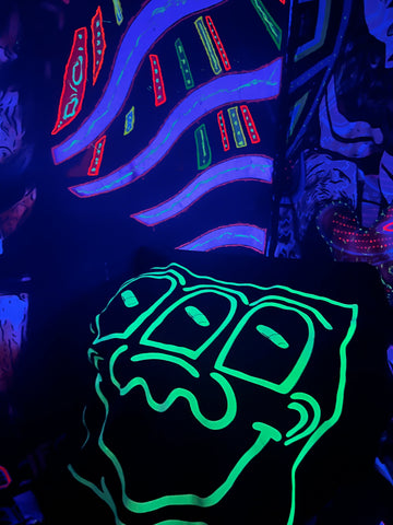 We Are The People : Green Glow Drop:Sleeved  Tee For Men and Women