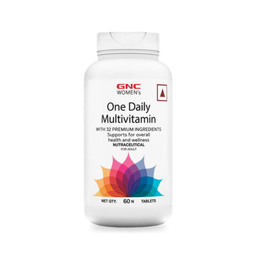 GNC Women's One Daily Multivitamin | Enhances Immunity | Boosts Energy Levels | Supports Memory | Protects Vision | Formulated In USA | 32 Rich Ingredients with Vitamin C & More | 60 Tablets