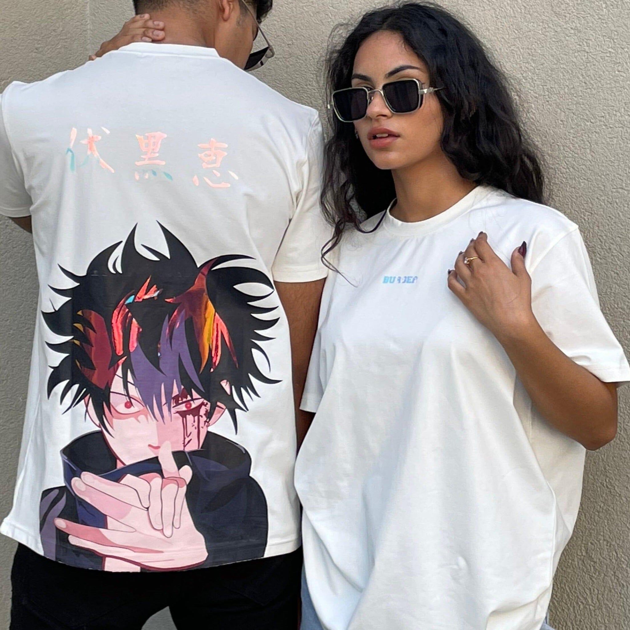 Jujutsu Kaisen: Megumi Fushiguro Drop:Sleeved Tee For Men