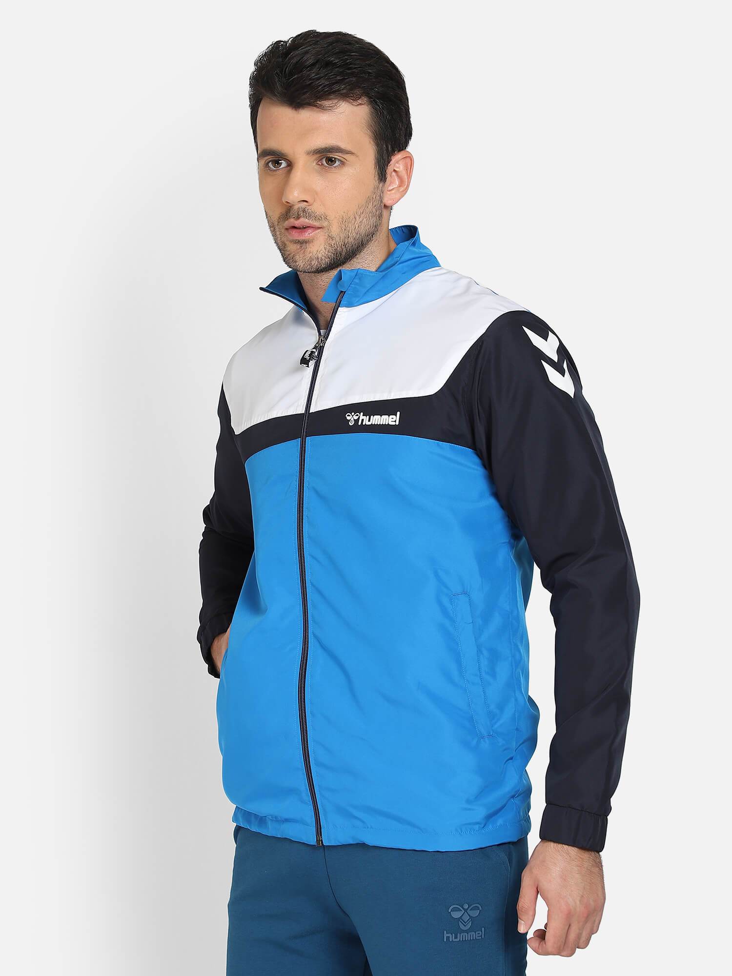 Kenny Men Polyester White Jacket - Hummel India