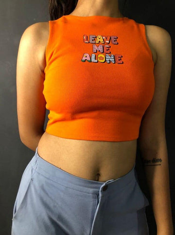 Leave Me Alone : Burger Bae Sleeveless Rachel Tank For Women