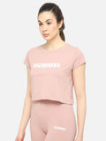 Legacy Cropped Pink T-Shirt for Women