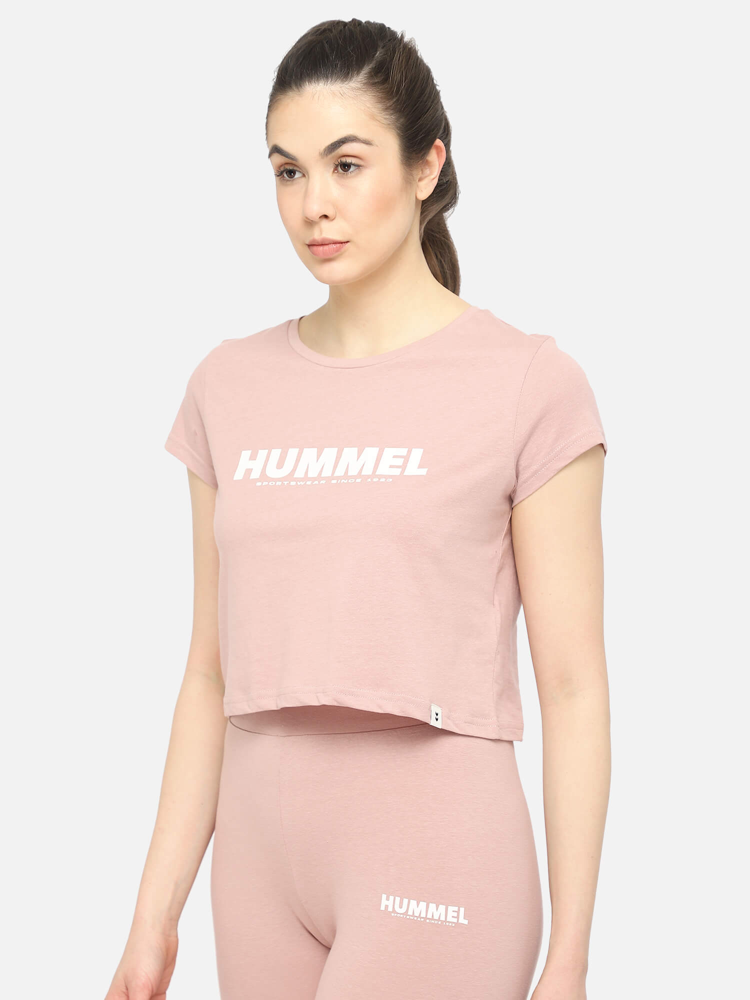 Legacy Cropped Pink T-Shirt for Women