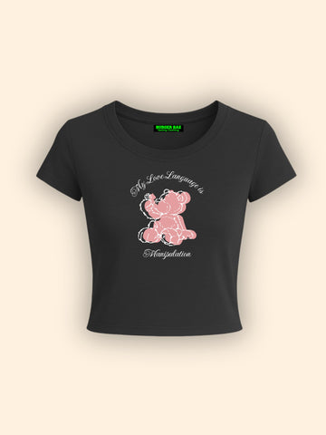 Manipulation It Girl Baby tee for Women