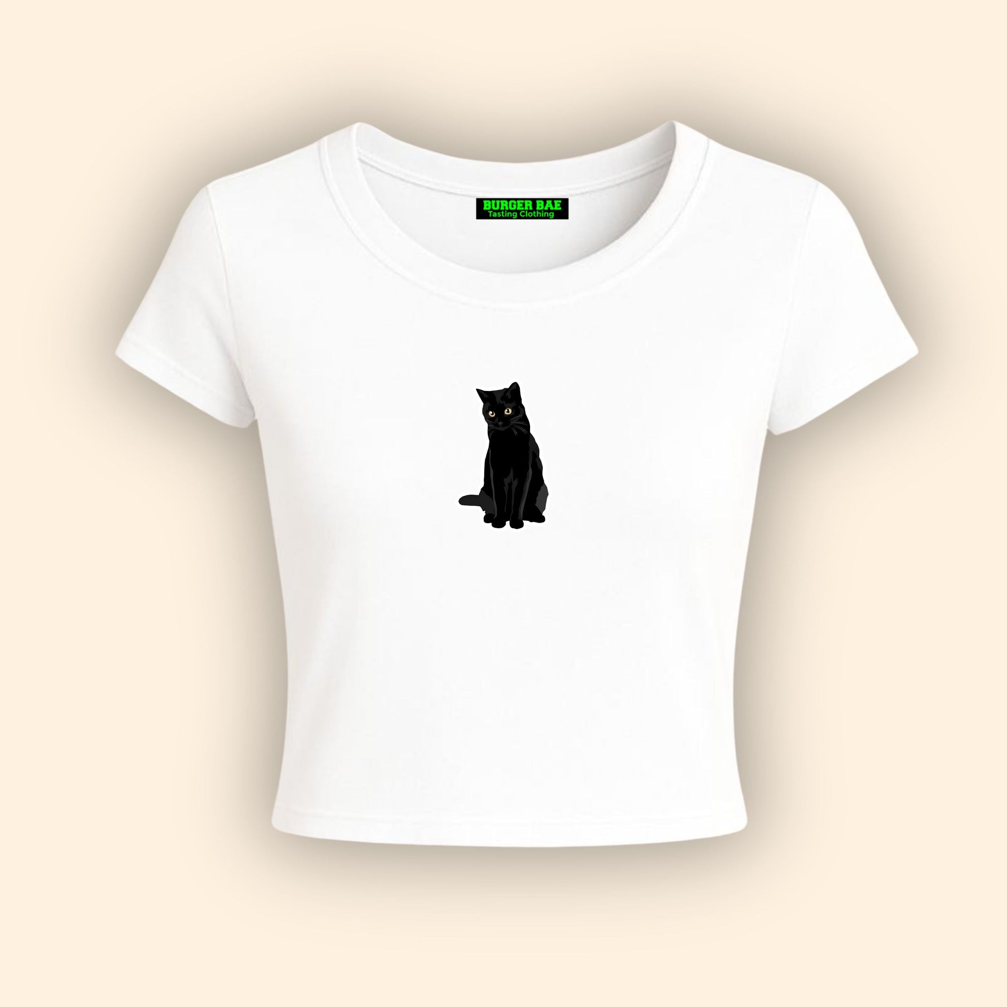 Midnight Meow It Girl Baby tee for Women