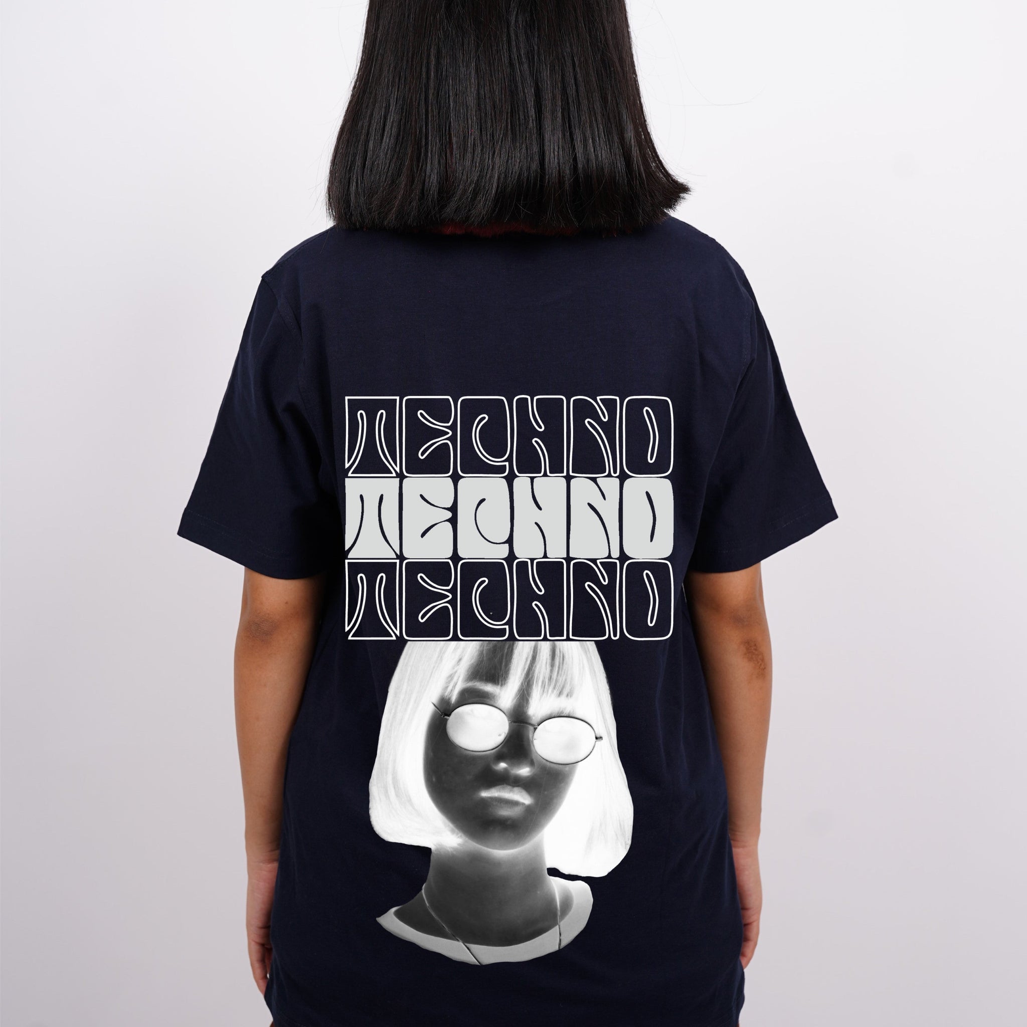 Miss Futuristic Techno : Regular  Tee For Men and Women