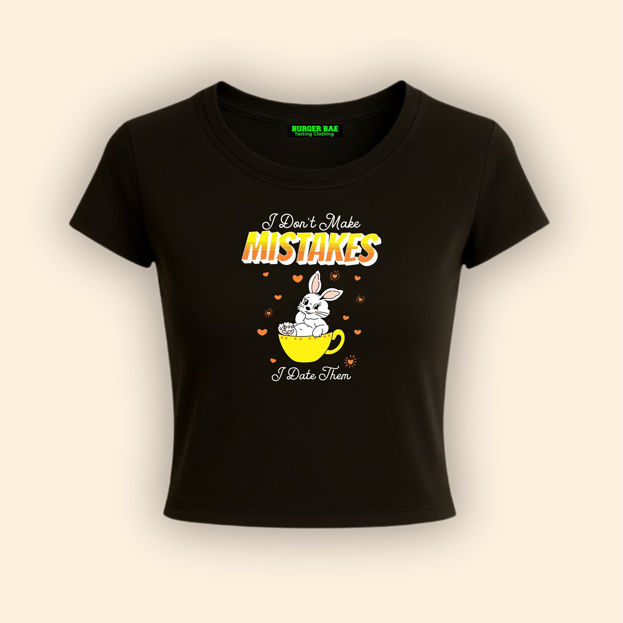 Mistakes It Girl Baby tee for Women