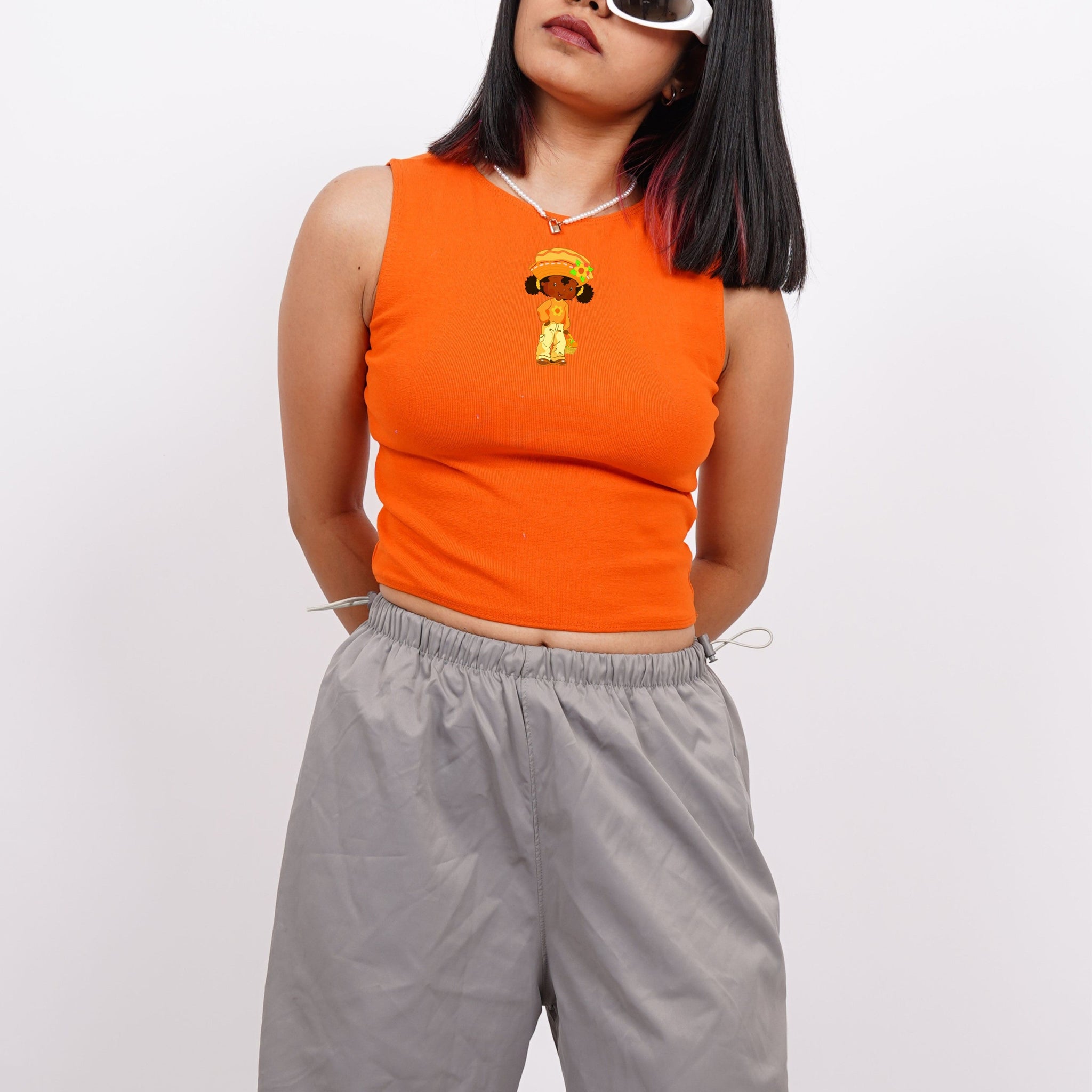 Orange Blossom : Burger Bae Sleeveless Rachel Tank For Women