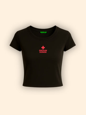 Orgasm Donor It Girl Baby tee for Women
