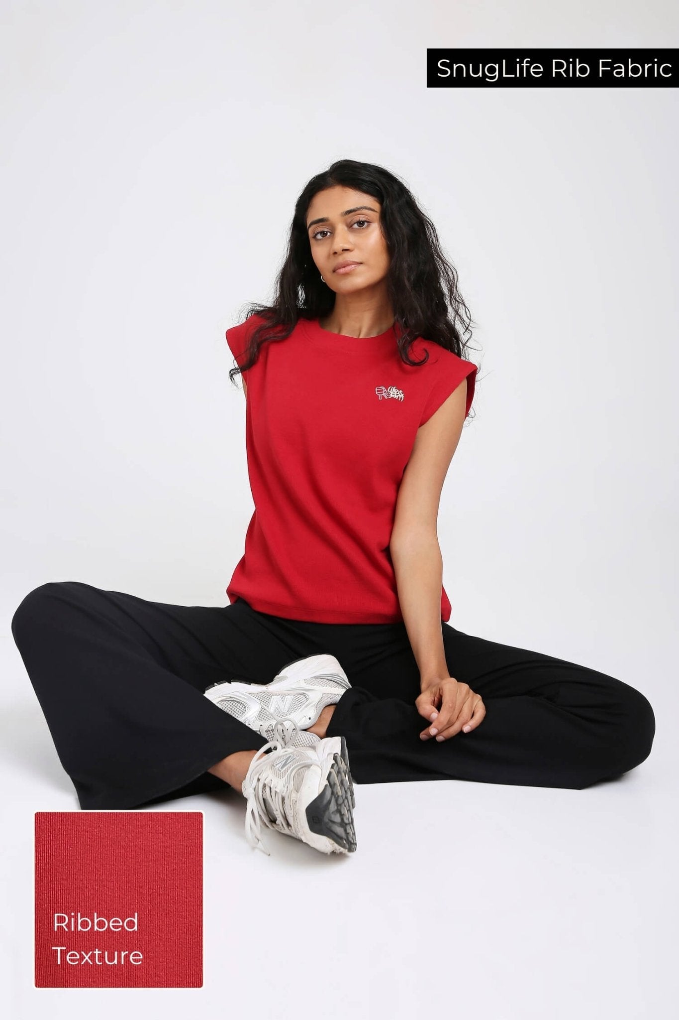 Pickleball Box Tank in Cherry Red