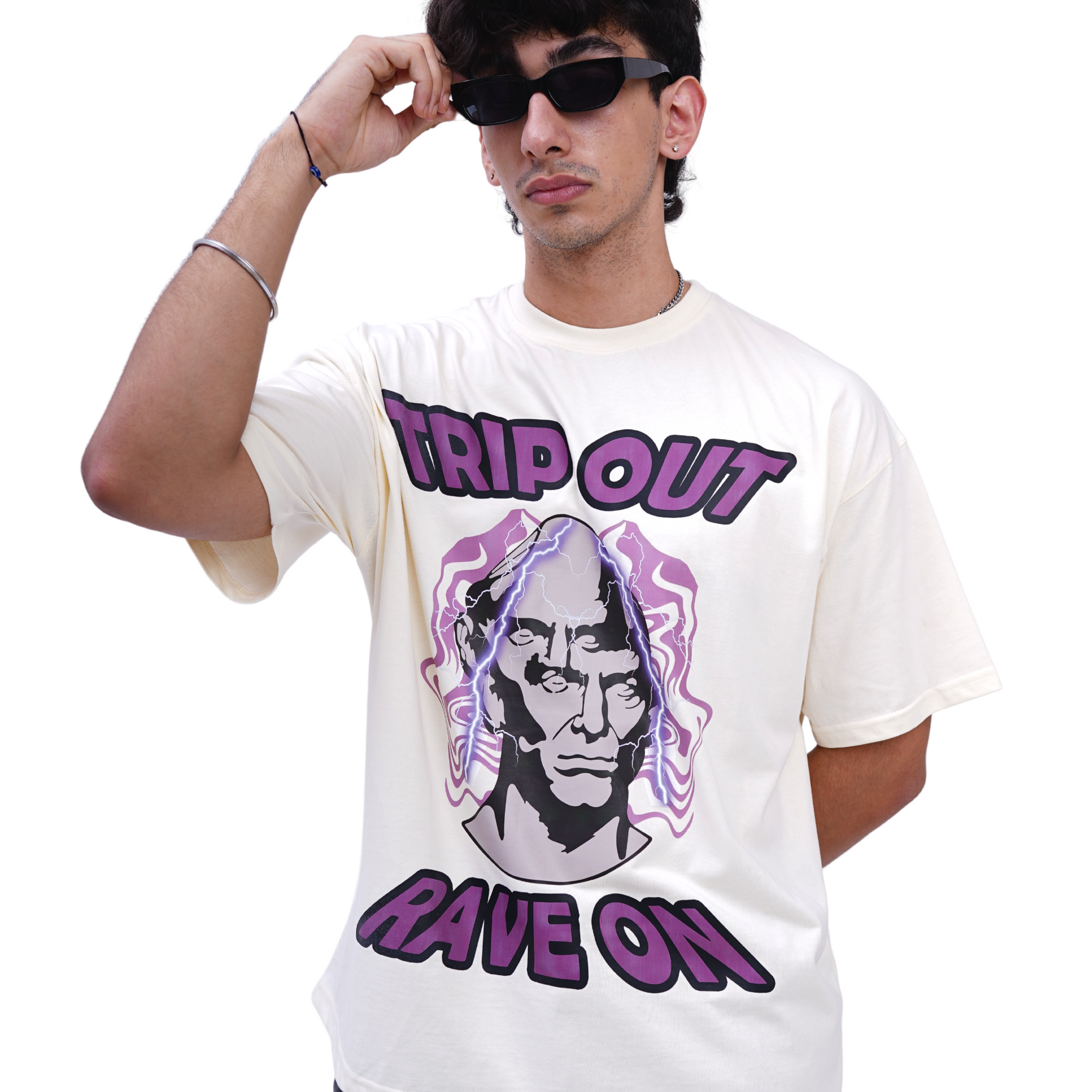 Trip out rave on Regular T:shirt
