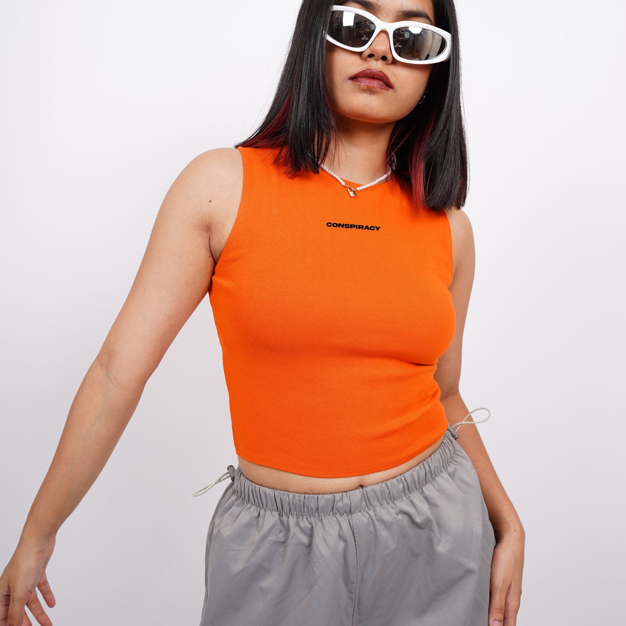 Conspiracy : Burger Bae Sleeveless Rachel Tank For Women