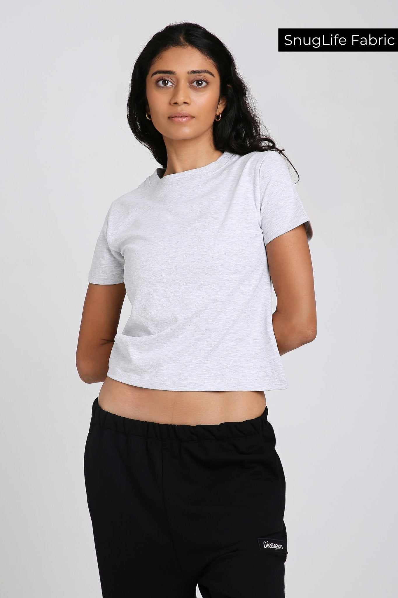 Relaxed Tee in Greystone