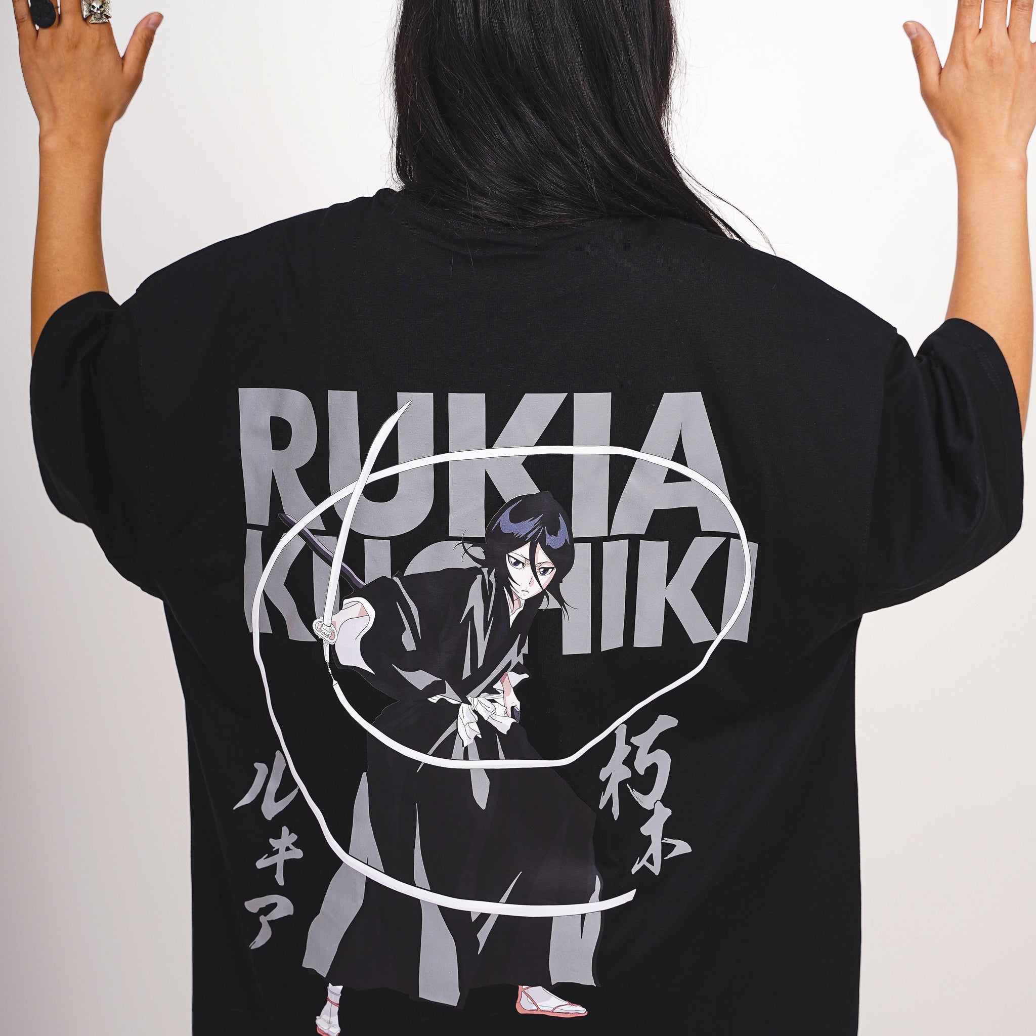 Rukia Kuchiki (Reflective) : Bleach Drop:Sleeved  Tee For Men and Women