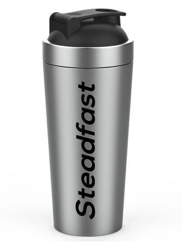 Silver Stainless Steel Shaker Sturdy and leak-free|Free from Harmful BPAs Silver 750ml