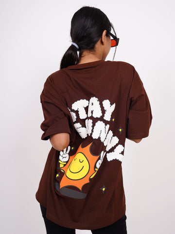 Stay Sunny : Drop:Sleeved Tee   For Men