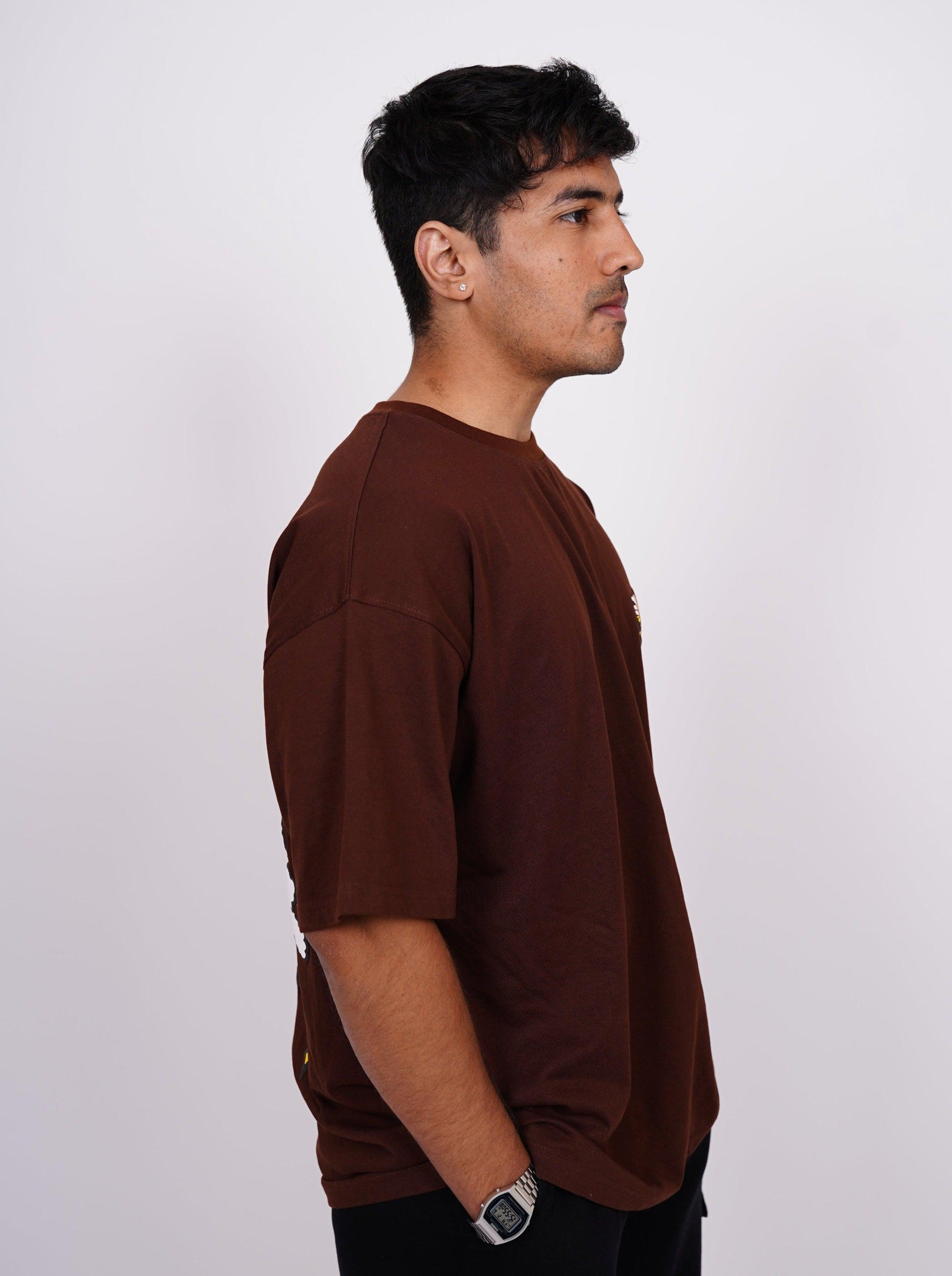 Stay Sunny - Drop-Sleeved Tee (T-shirt) For Men - BurgerBae