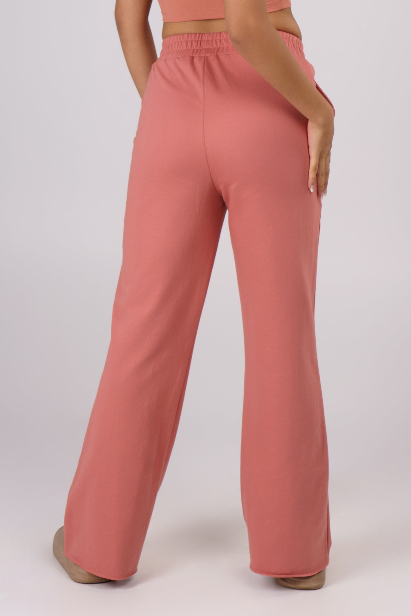 Straight-fit Everyday Lounge Pants in Dusty Rose