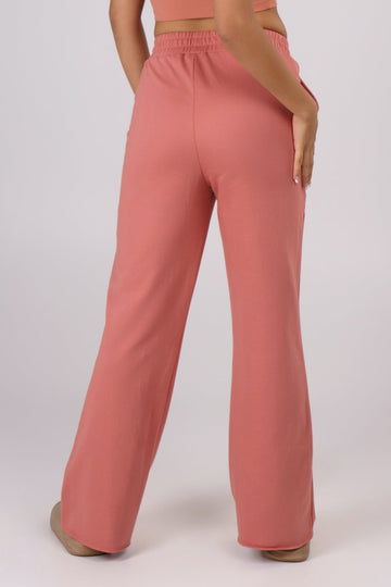 Straight-fit Everyday Lounge Pants in Dusty Rose