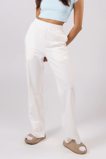 Straight-fit Everyday Lounge Pants in Snow White