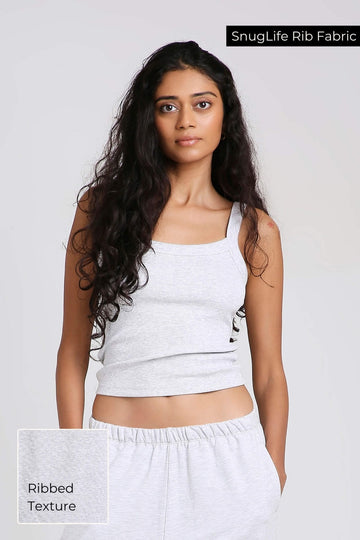 Strappy Tank in Greystone