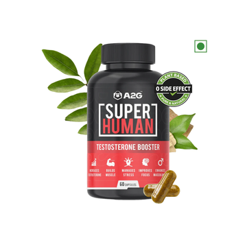 SUPERHUMAN | Testosterone Booster | 60 Capsules - A2G Lifestyle