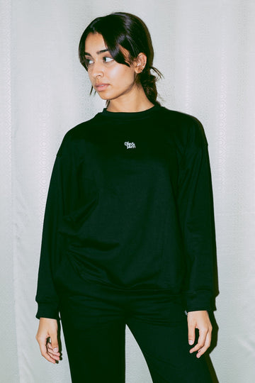 The Chill Jumper in True Black