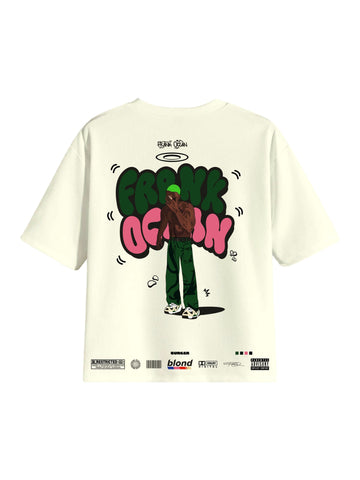 The Frank Ocean: Blonde Cartoon art Drop Sleeved Tee for Men and Women