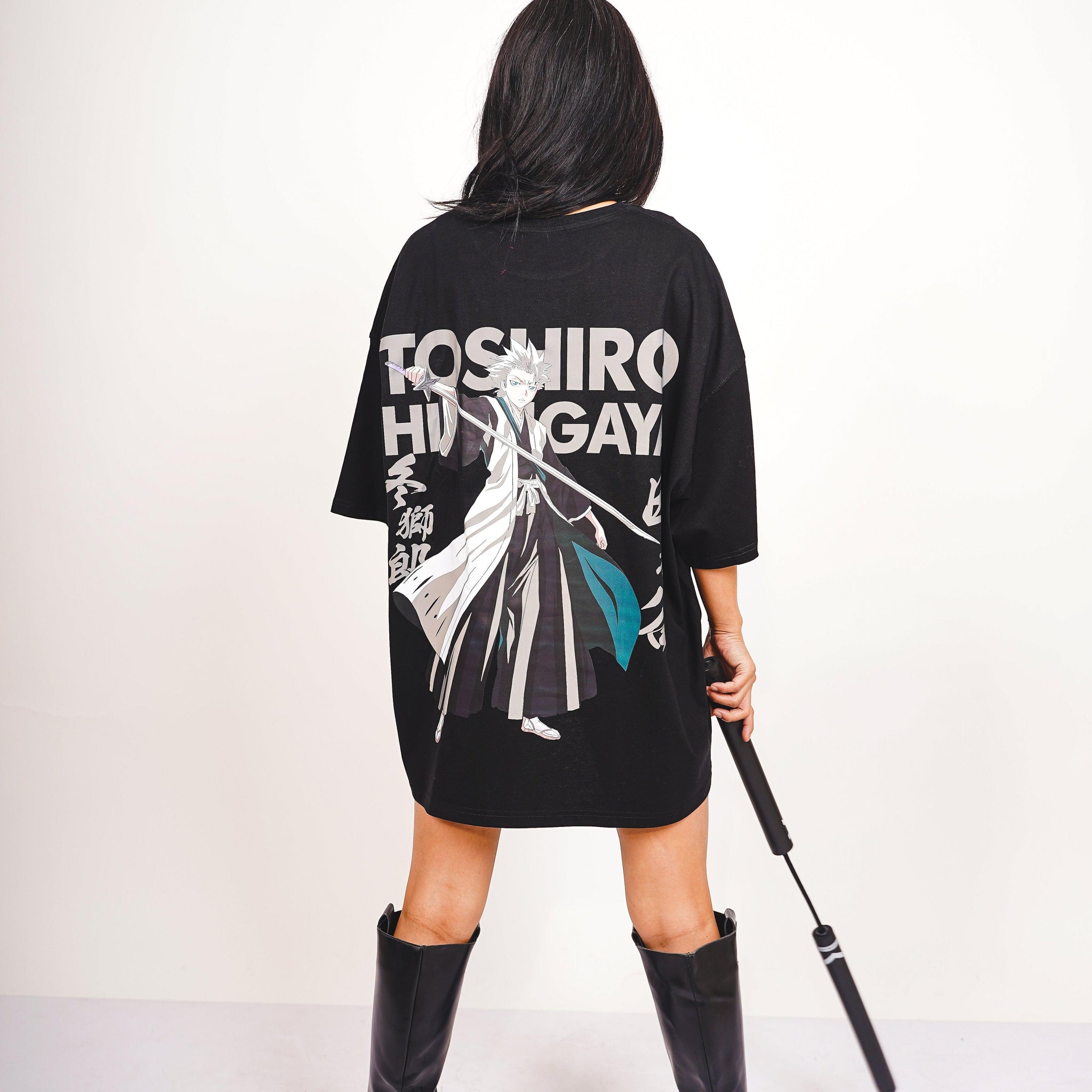 Toshiro Hitsugaya (Reflective) : Bleach Drop:Sleeved  Tee For Men and Women