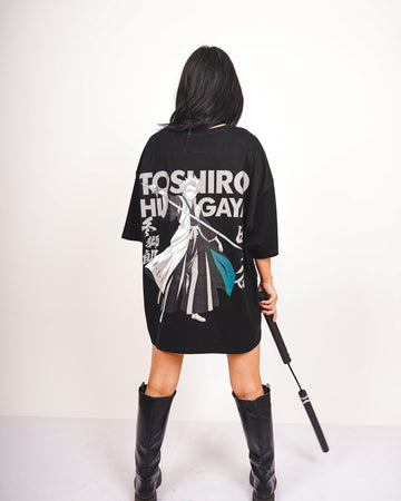 Toshiro Hitsugaya (Reflective) : Bleach Drop:Sleeved  Tee For Men and Women