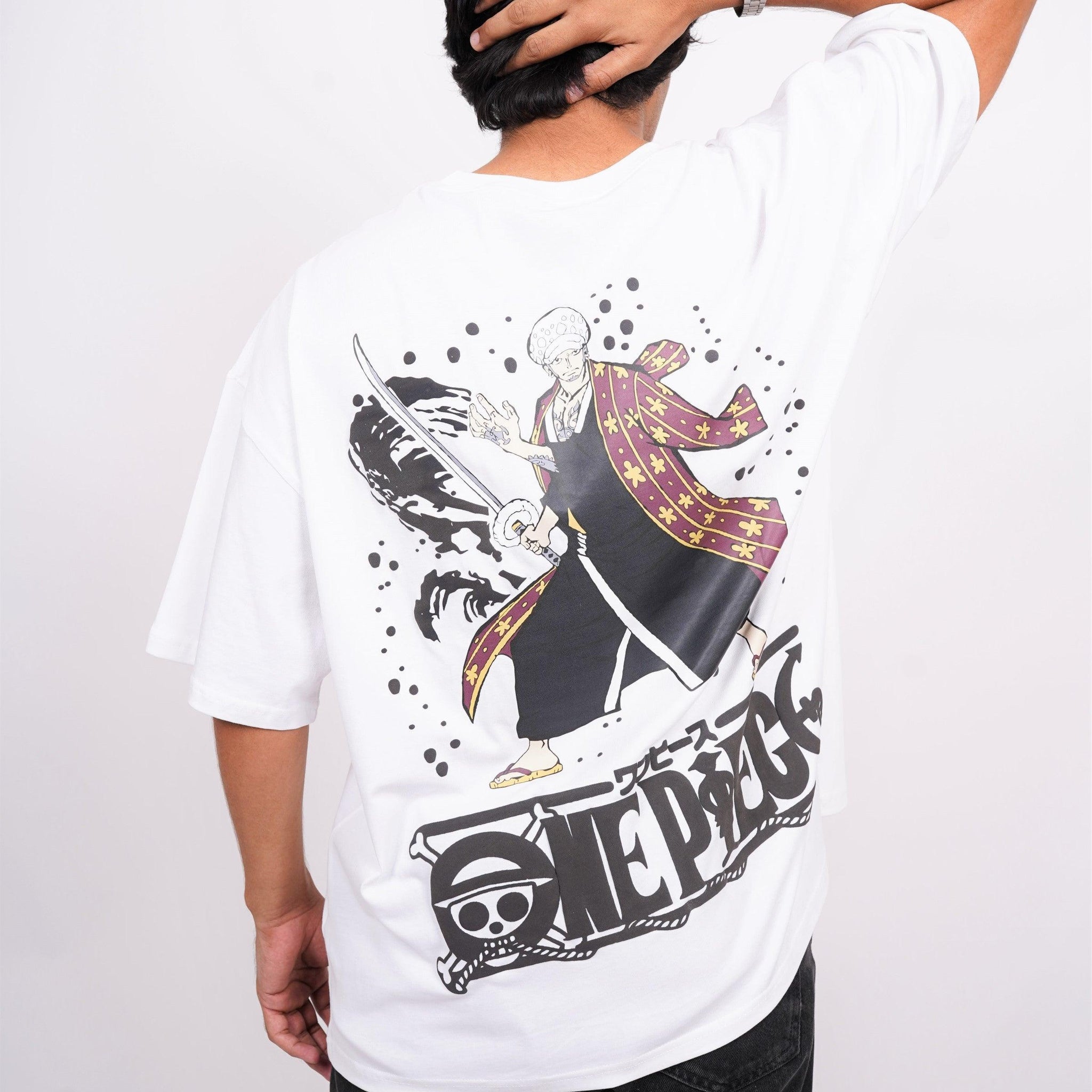 Trafalgar Law : One Piece Drop Sleeved  Tee   For Men and Women