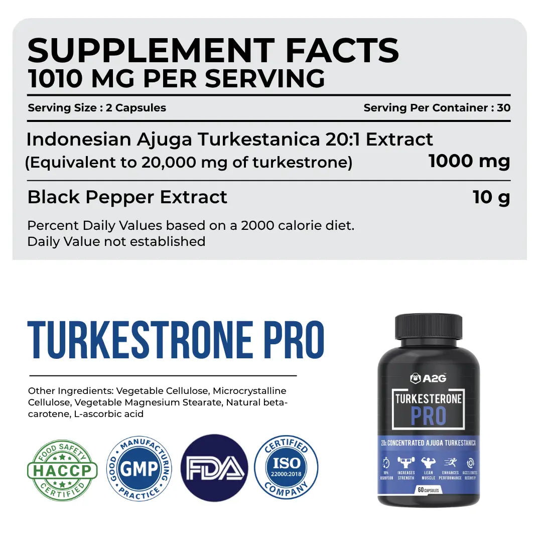 Superhuman X Turkesterone Pro Combo - A2G Lifestyle