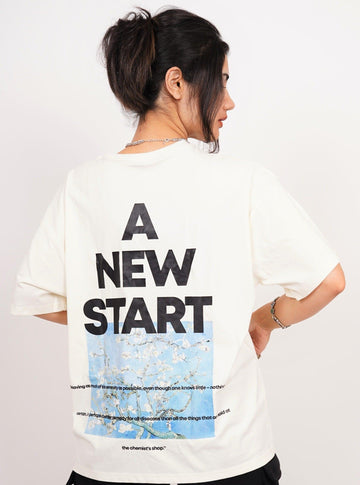 Van Gogh Collection: Almond Blossoms Drop:Sleeved Tee For Men and Women