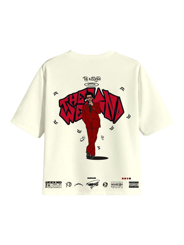 The Weeknd Cartoon art Drop Sleeved Tee for Men and Women