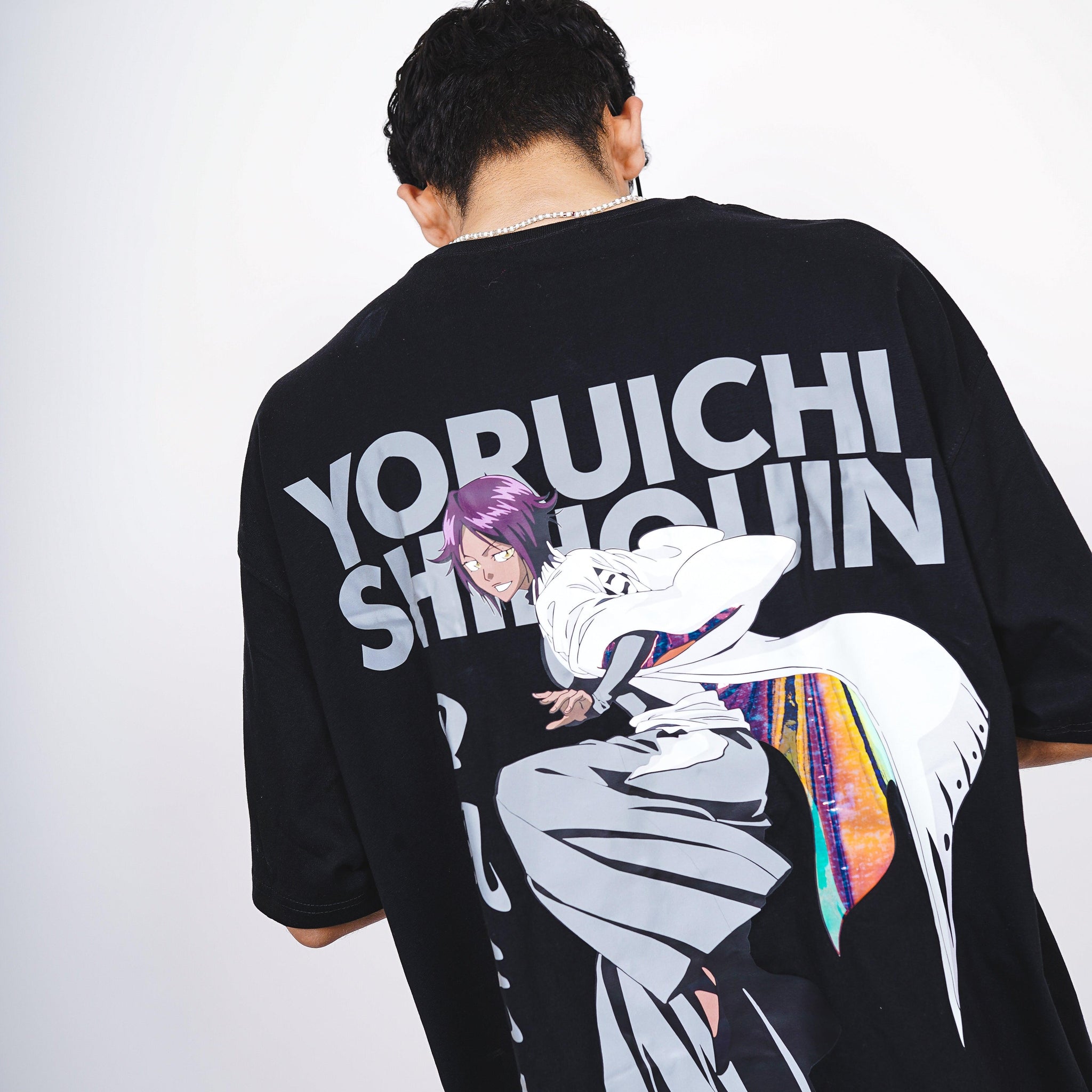 Yoruichi Shihoin (Reflective) : Bleach Drop:Sleeved  Tee For Men and Women